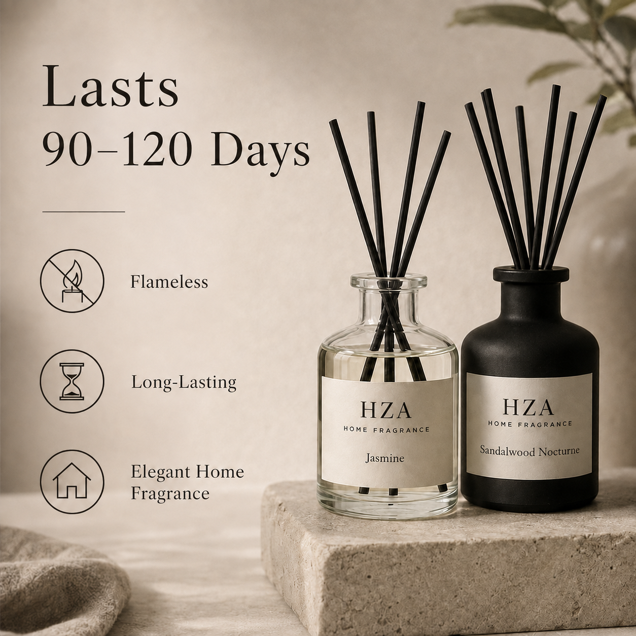 Luxury Reed Diffuser – Long-Lasting Home Fragrance