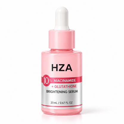 HZA 10% Niacinamide + Glutathione Brightening Serum – 20 mL