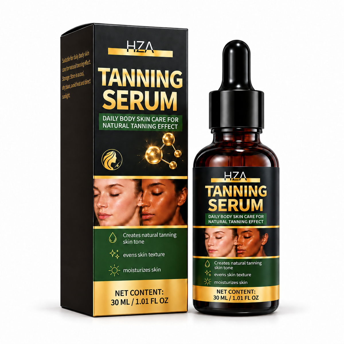 HZA Body Tanning Serum – 30 mL
