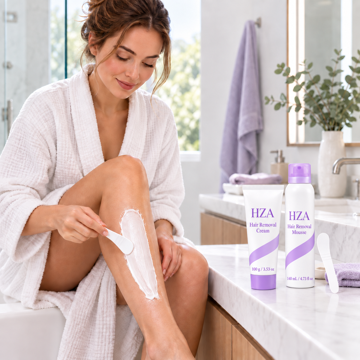 Gentle Body Hair Removal Cream & Mousse Kit