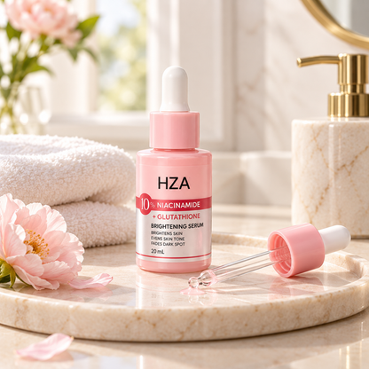 HZA 10% Niacinamide + Glutathione Brightening Serum – 20 mL