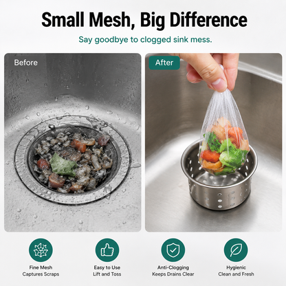 Disposable Sink Strainer Mesh Bags