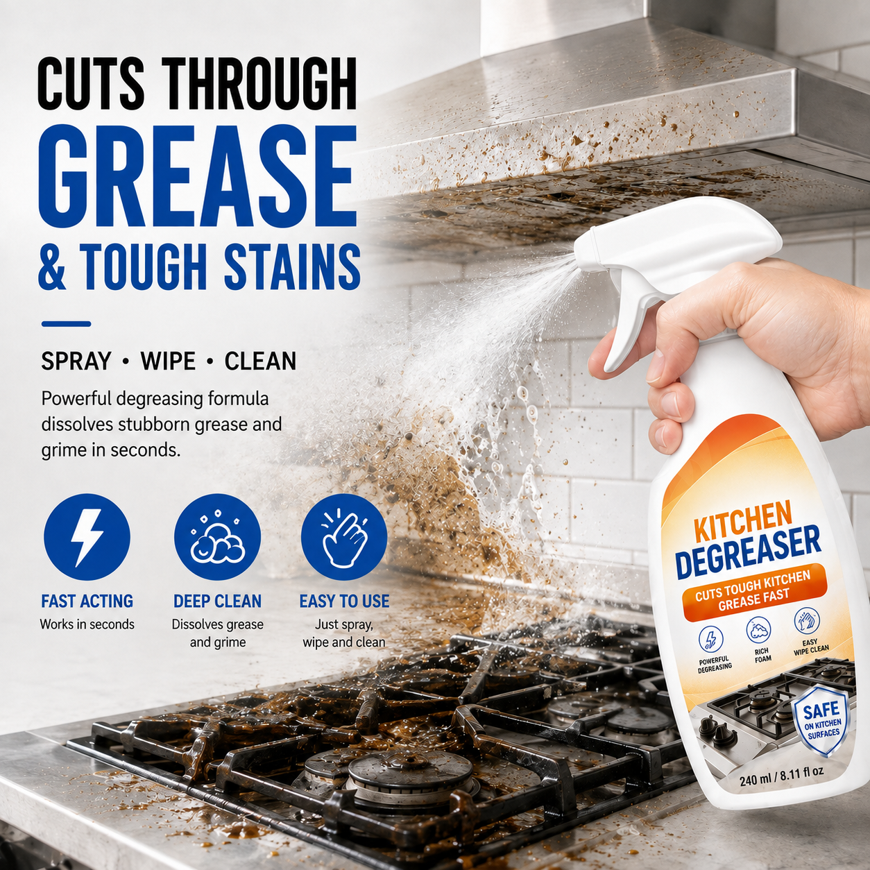 Multi-Surface Cleaning Spray | Powerful All Purpose Home Cleaner