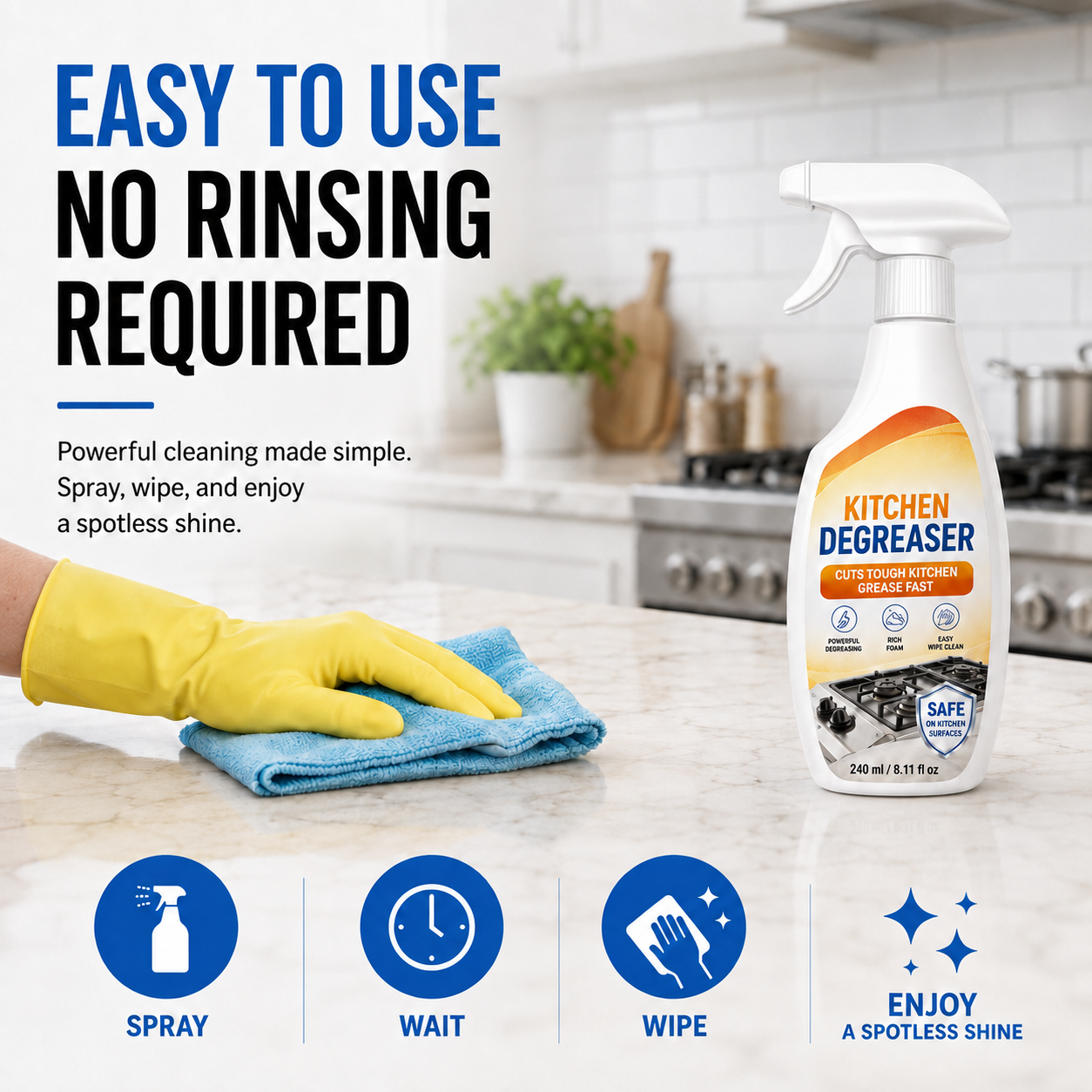 Multi-Surface Cleaning Spray | Powerful All Purpose Home Cleaner