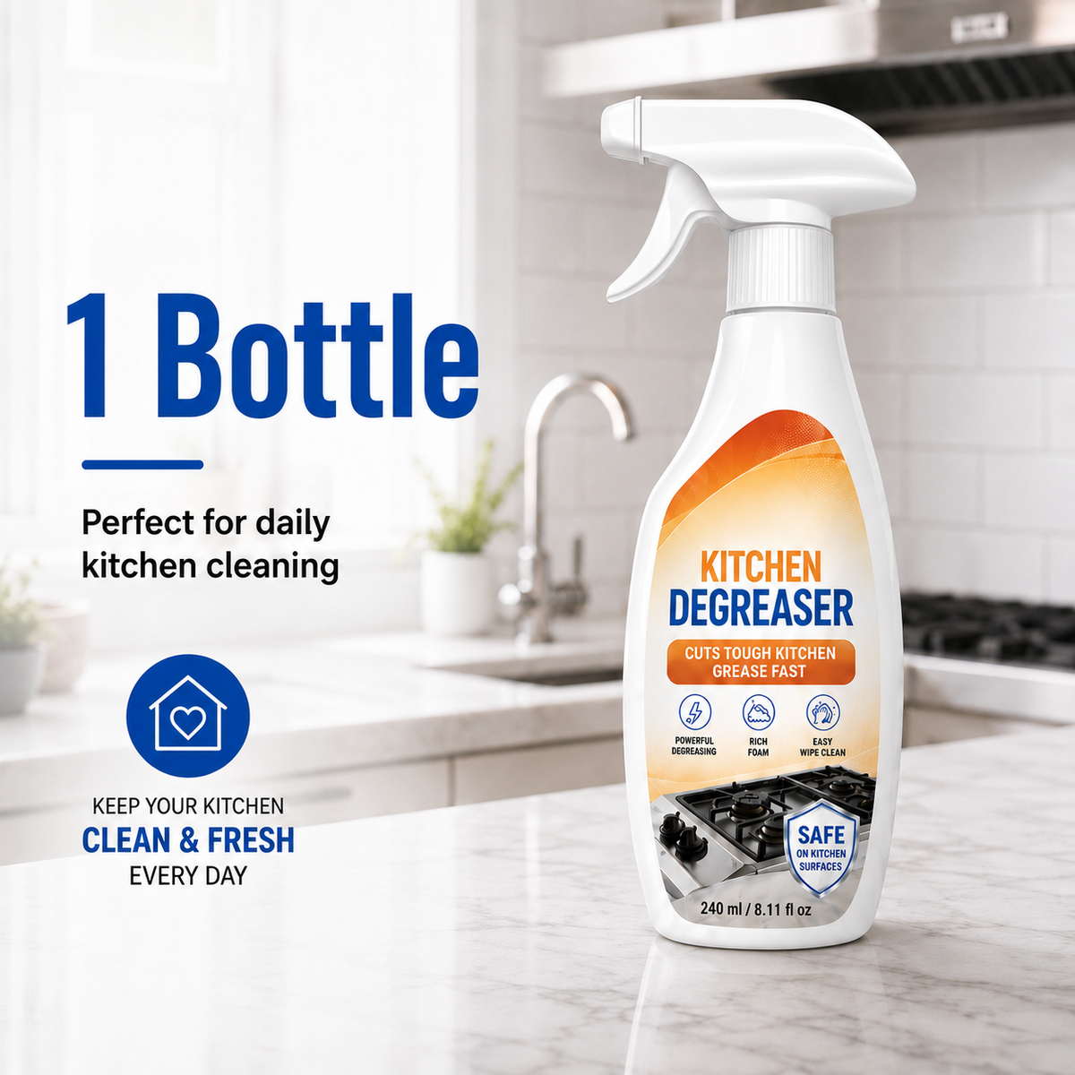 Multi-Surface Cleaning Spray | Powerful All Purpose Home Cleaner