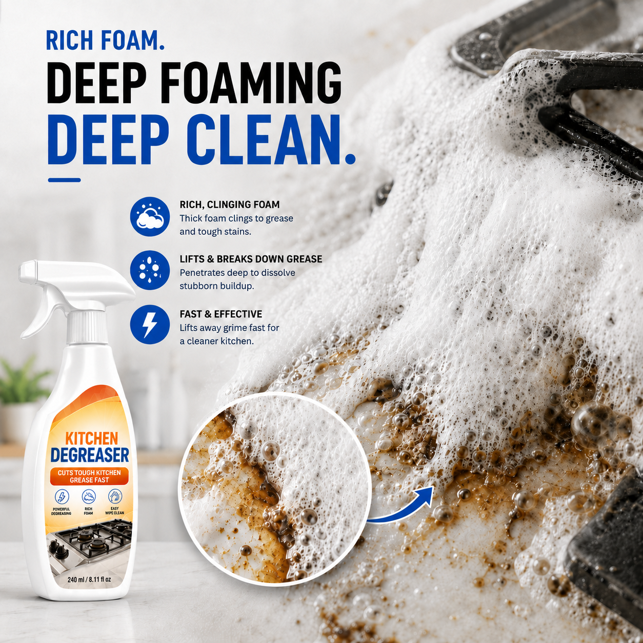 Multi-Surface Cleaning Spray | Powerful All Purpose Home Cleaner
