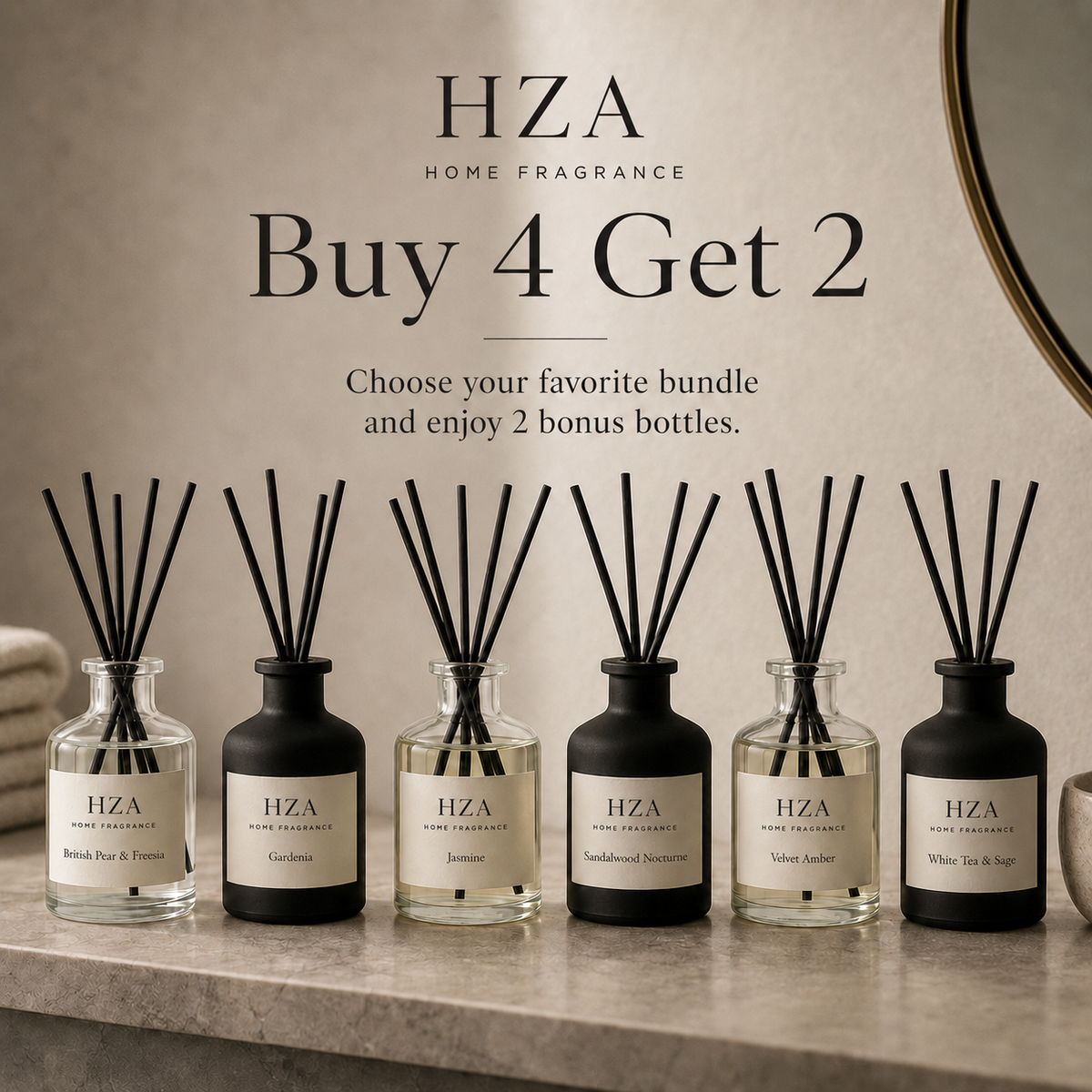Luxury Reed Diffuser – Long-Lasting Home Fragrance