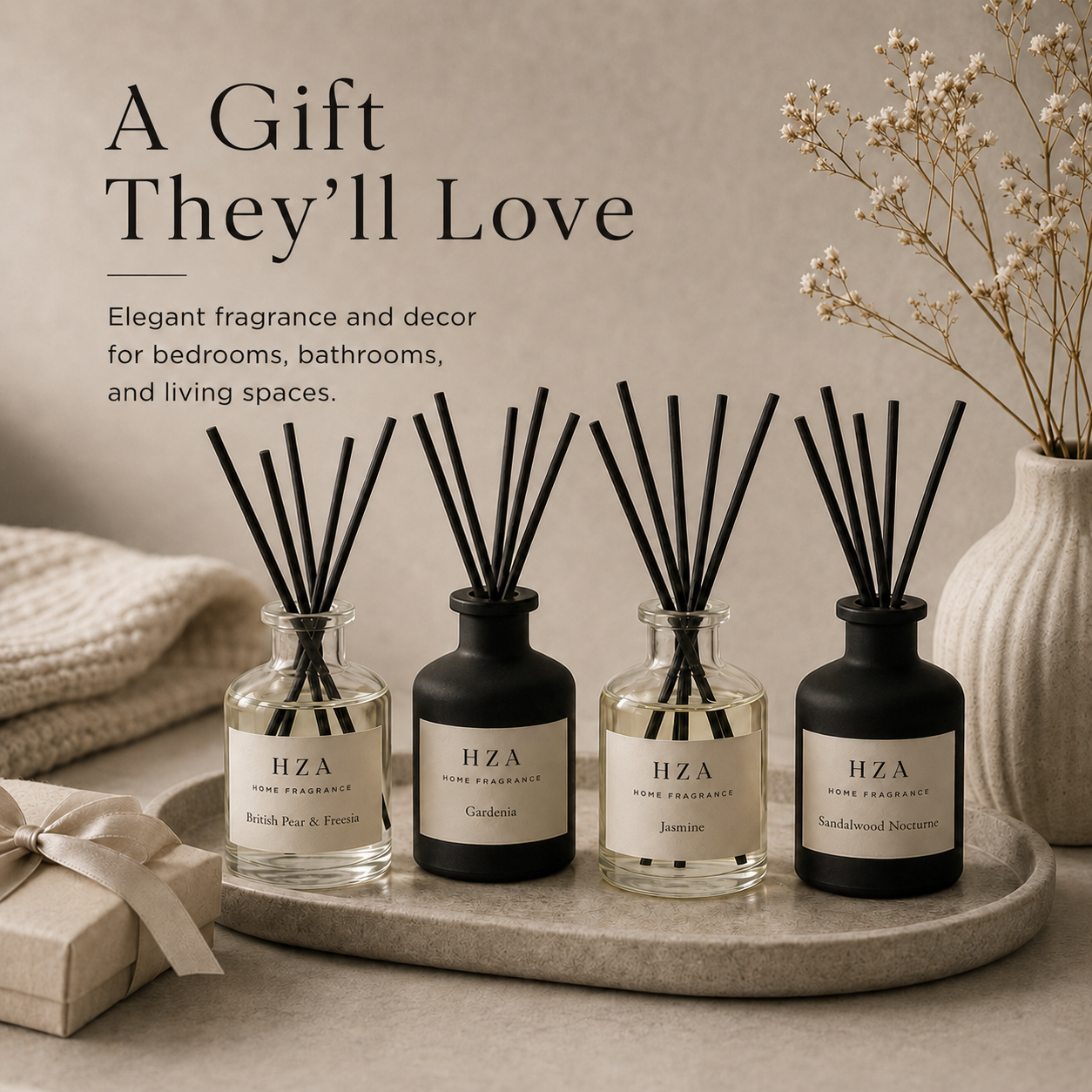 Luxury Reed Diffuser – Long-Lasting Home Fragrance