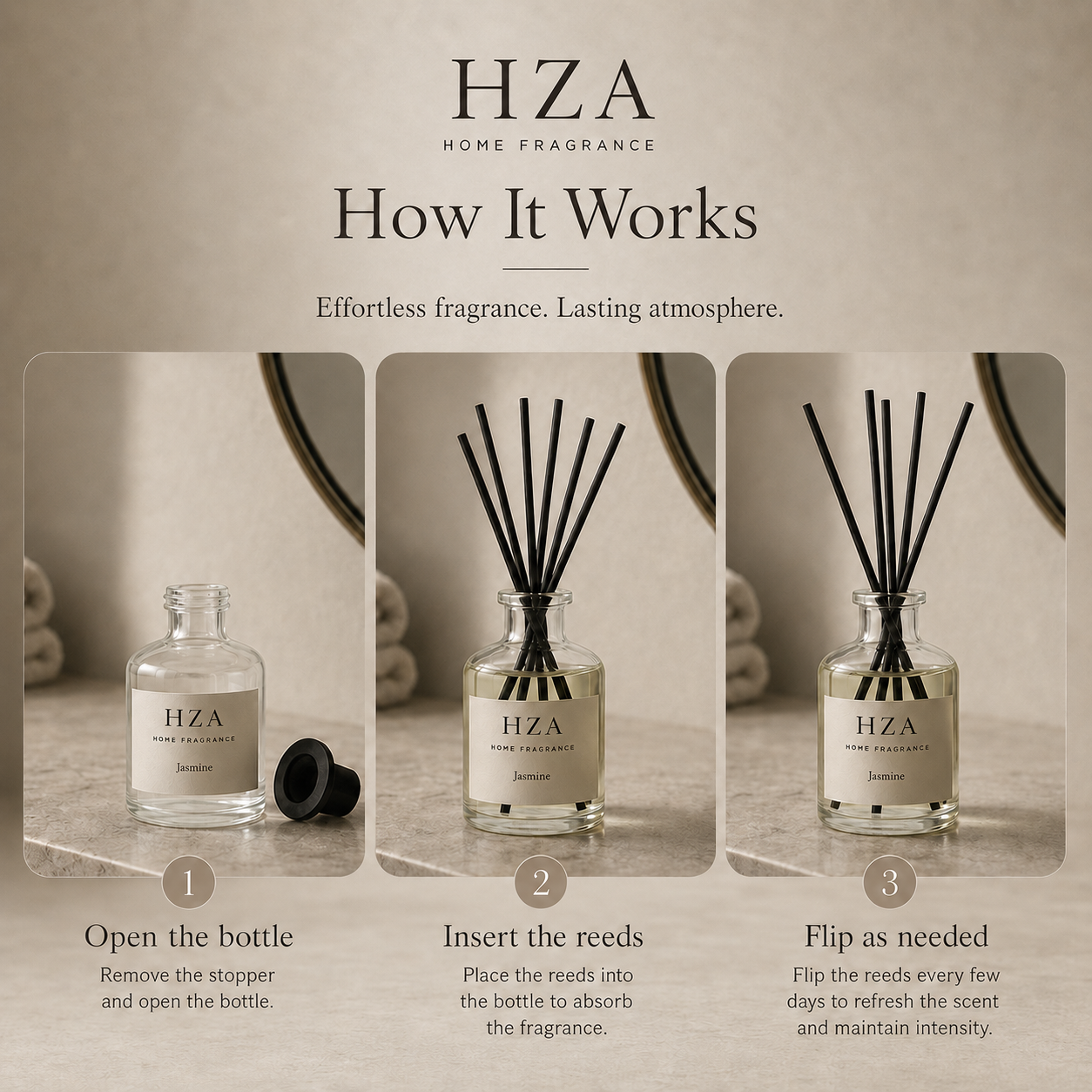 Luxury Reed Diffuser – Long-Lasting Home Fragrance